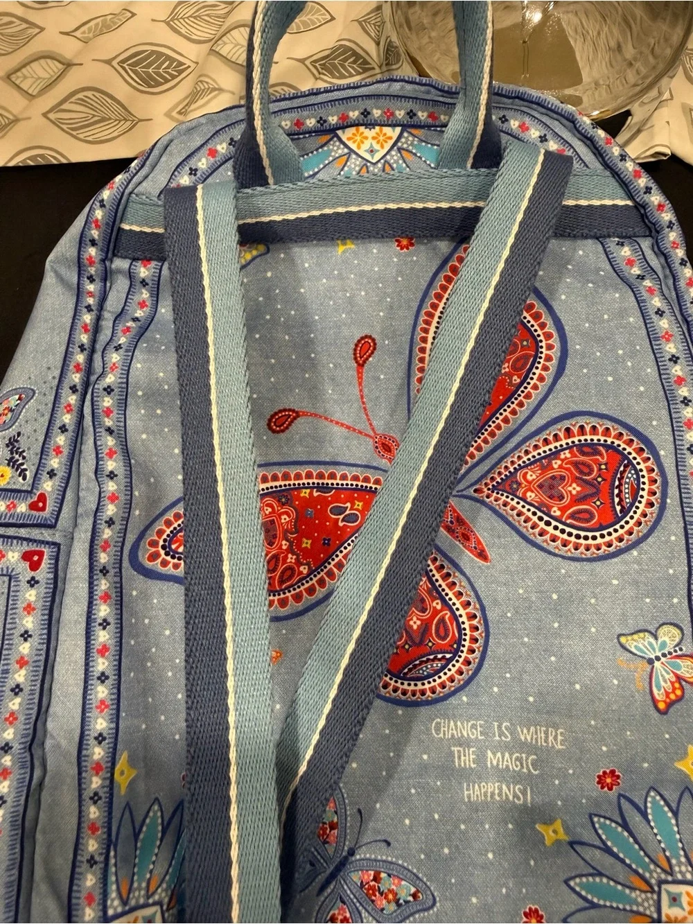Brighton denim print